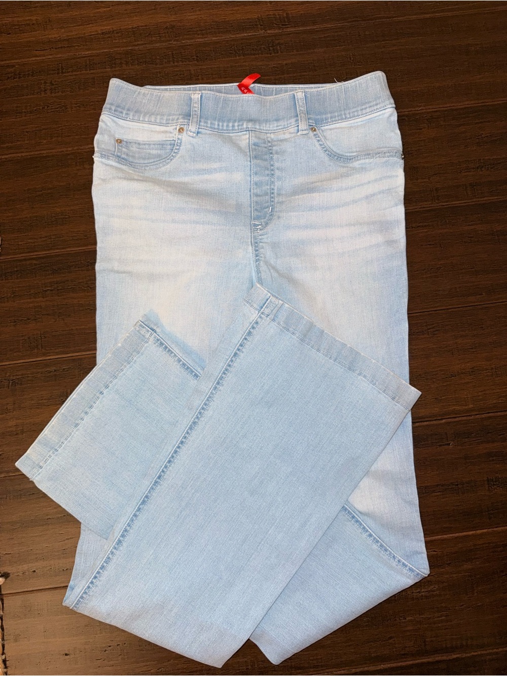 SPANX Light Wash Flare Jeans